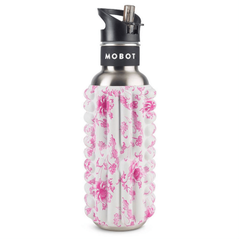 Mobot Bottle Roller Floral 0.8L – Pink