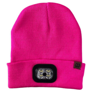 LED Lighted Beanie Hat-Pink