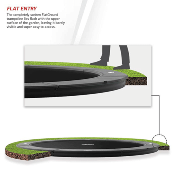 BERG Flatground Champion 12.5ft Green Trampoline