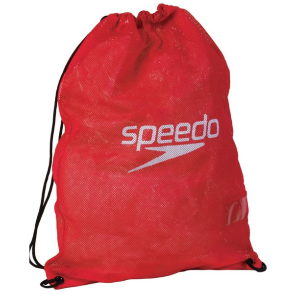 Speedo Mesh Wet Kit Bag Red