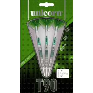Unicorn T90 Core XL Green 90% Tungsten Steel Tip Darts 24g